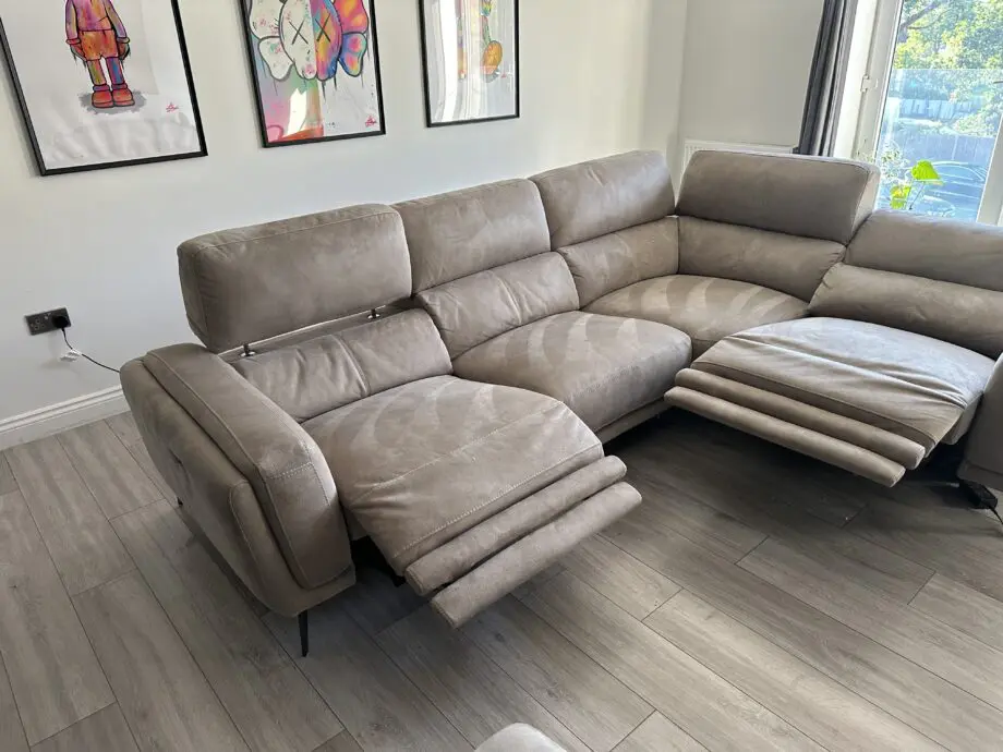 DFS San Mateo electric recliner corner sofa