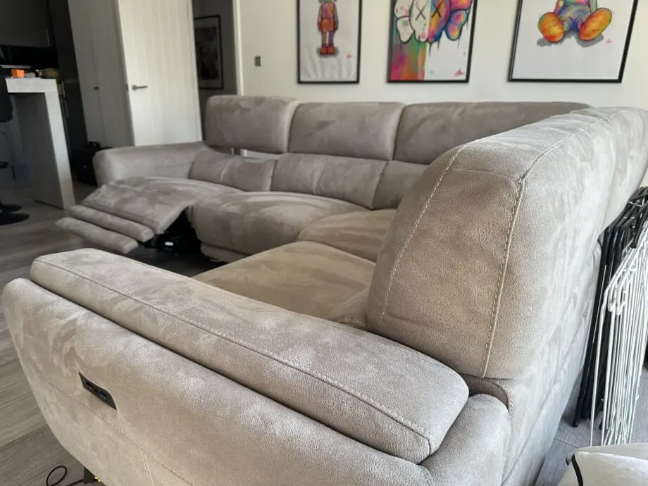 DFS San Mateo electric recliner corner sofa