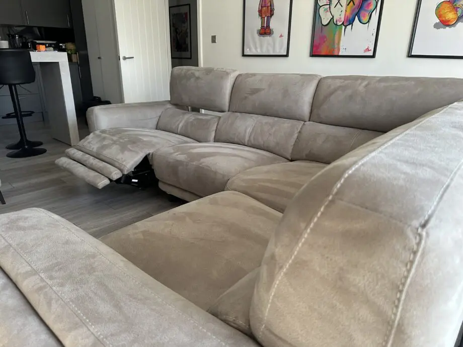 DFS San Mateo electric recliner corner sofa
