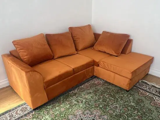 Corner Sofa - New Orange