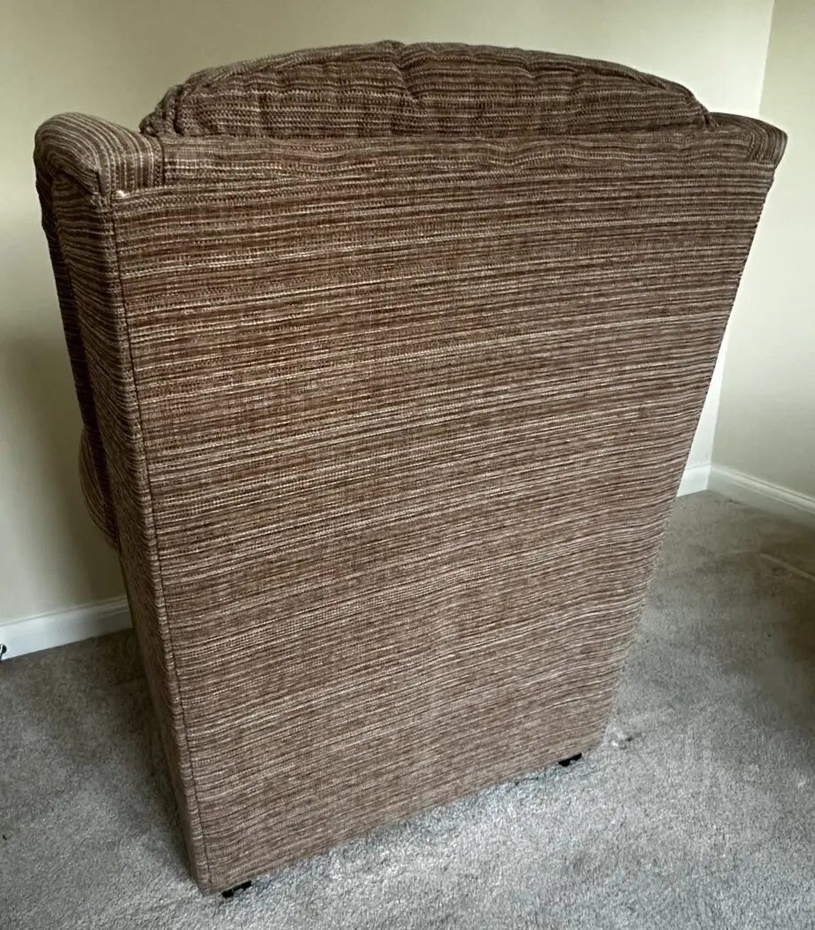 HSL 2 Seater Linton model Sofa & fixed Chair in Brown