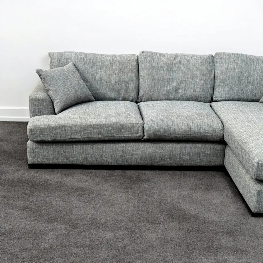Next Grey Parker Platform Corner Sofa