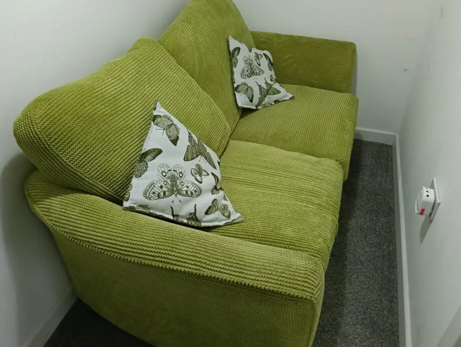 DFS green bed sette