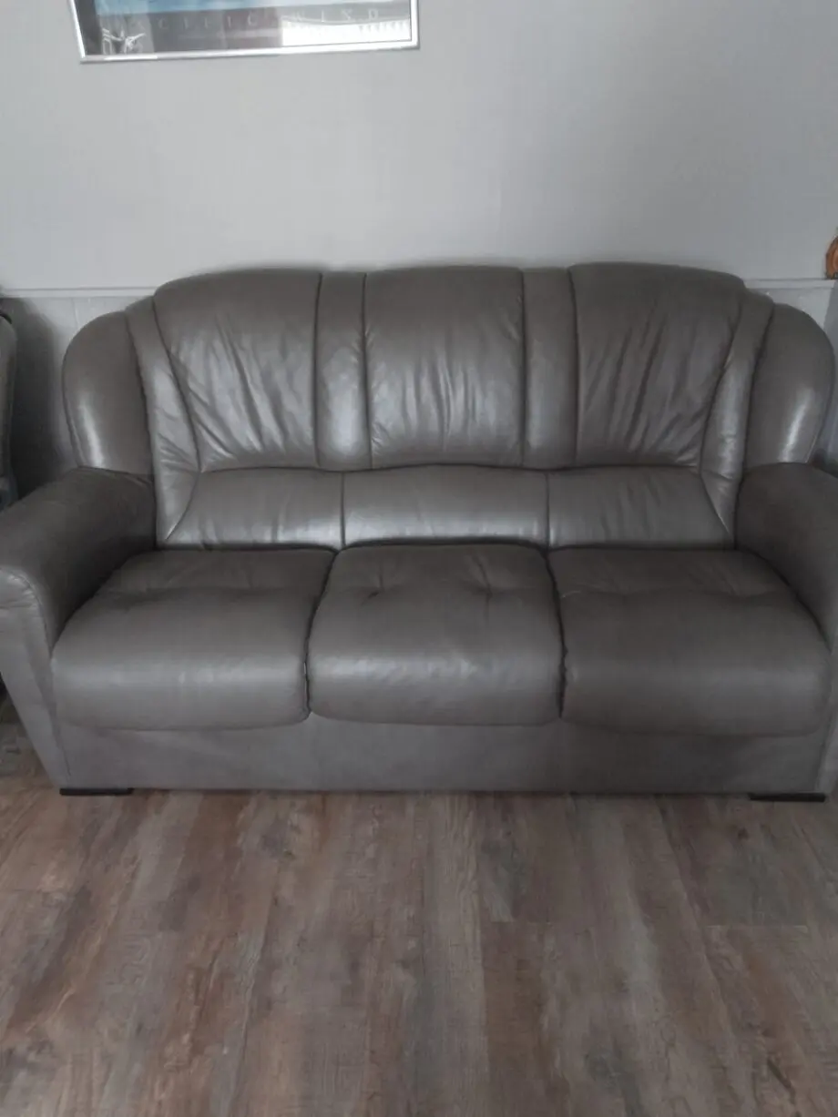 Dark Grey Divani 3 seater sofa and chair