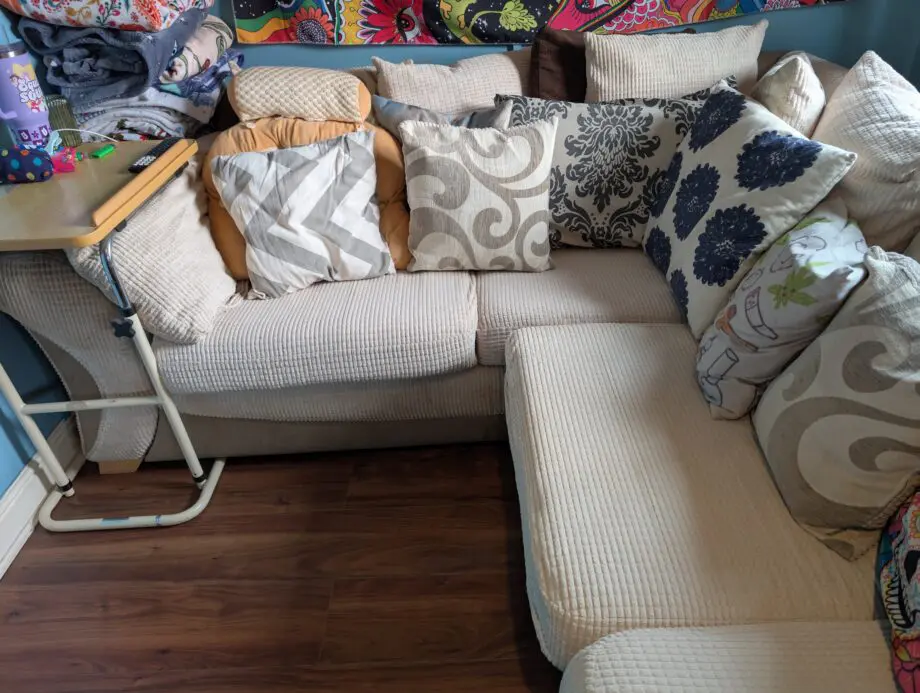 Dfs L shape corner sofa