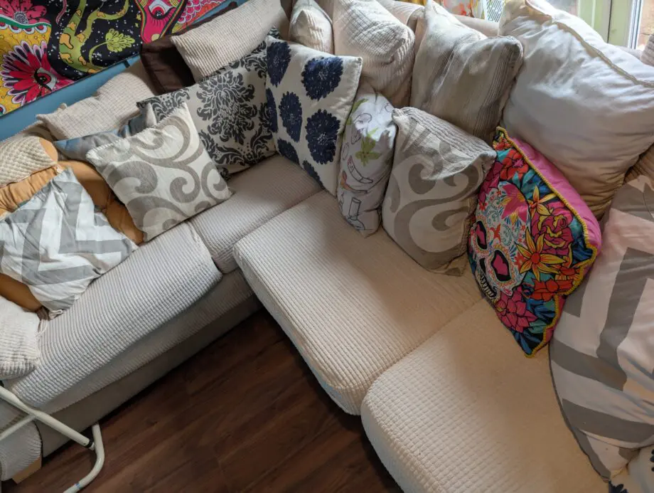 Dfs L shape corner sofa
