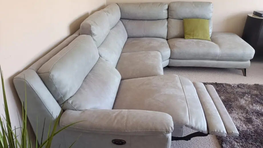 Furniture Village grey Contempo corner sofa