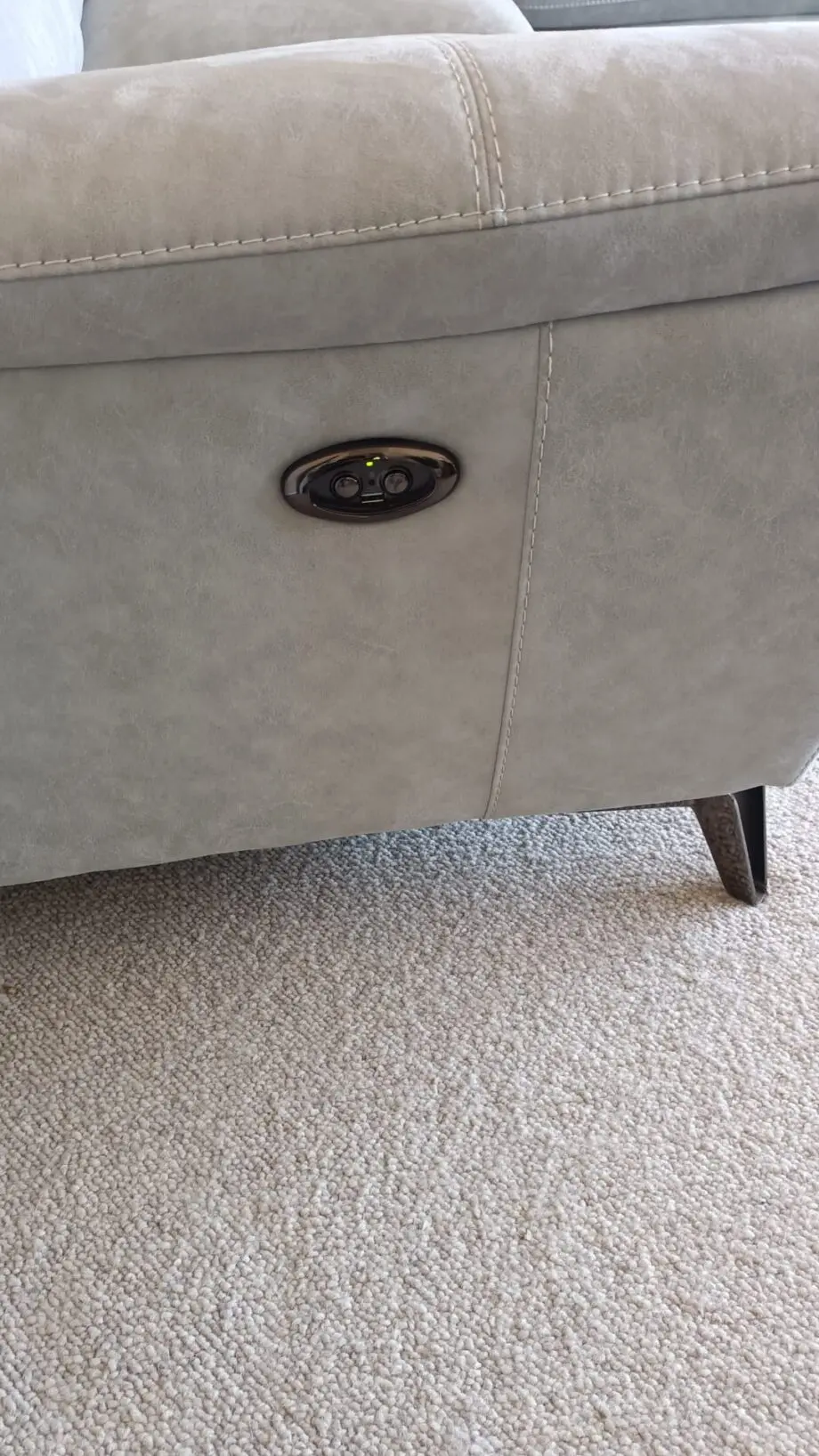 Furniture Village grey Contempo corner sofa