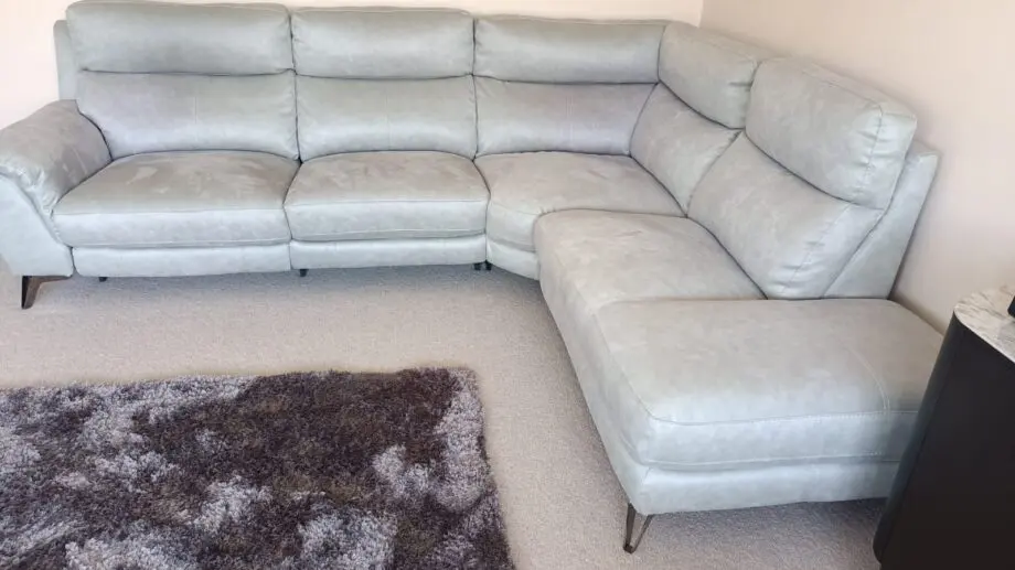 Furniture Village grey Contempo corner sofa