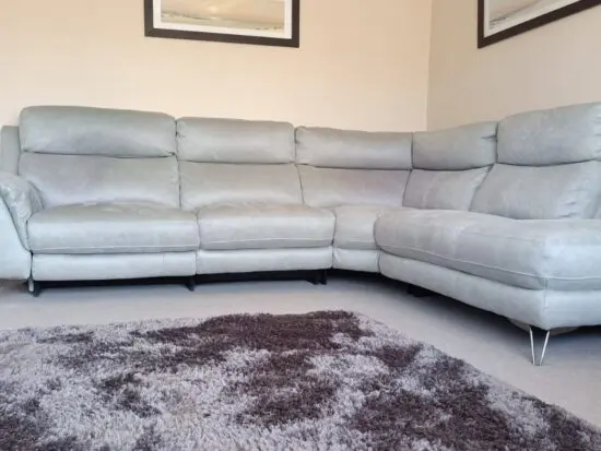 Furniture Village grey Contempo corner sofa