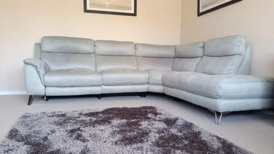Furniture Village grey Contempo corner sofa