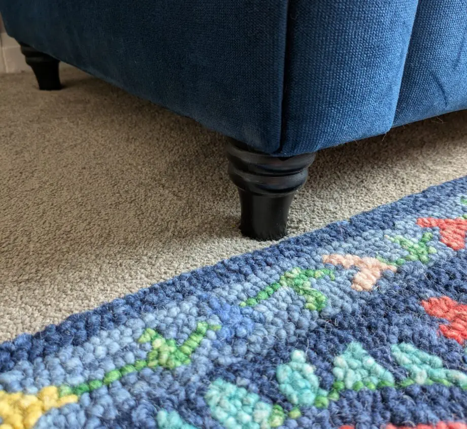 Blue Velvet Chesterfield Sofa