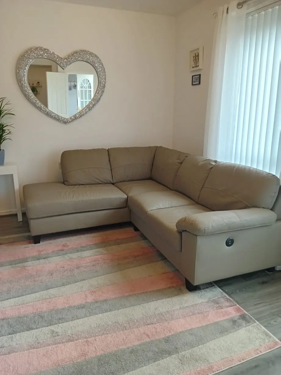 Boston grey corner sofa