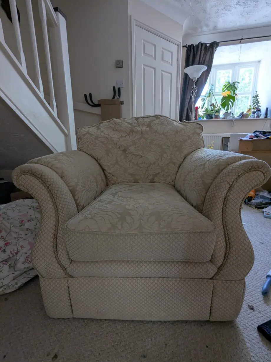 Glasswells armchair in beige