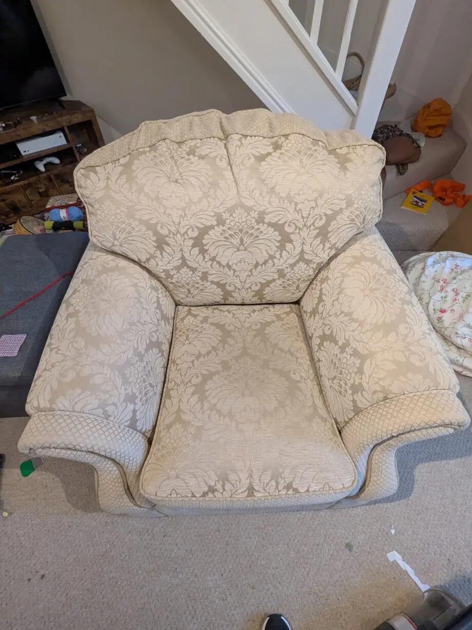 Glasswells armchair in beige