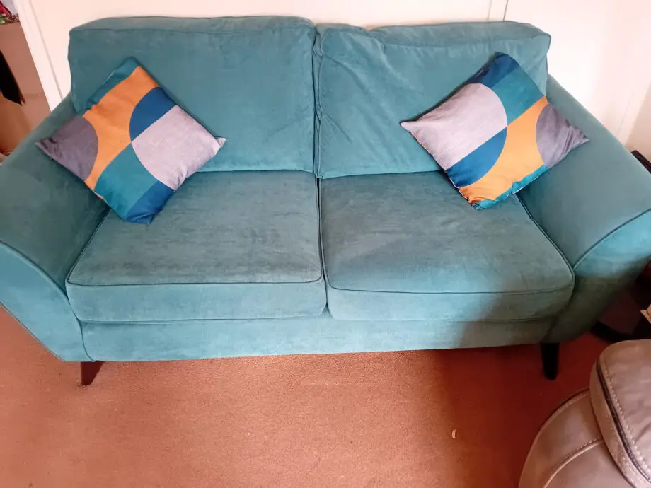 DFS Teal 3 seater sofa