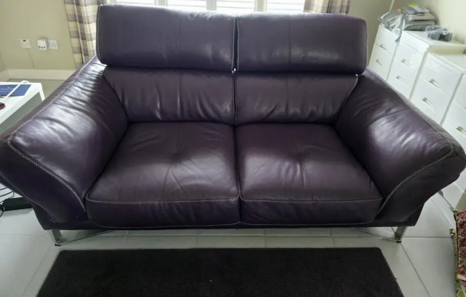 Beautiful Deep Purple Sofa Set