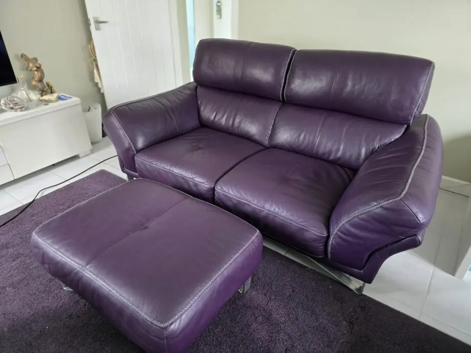 Beautiful Deep Purple Sofa Set