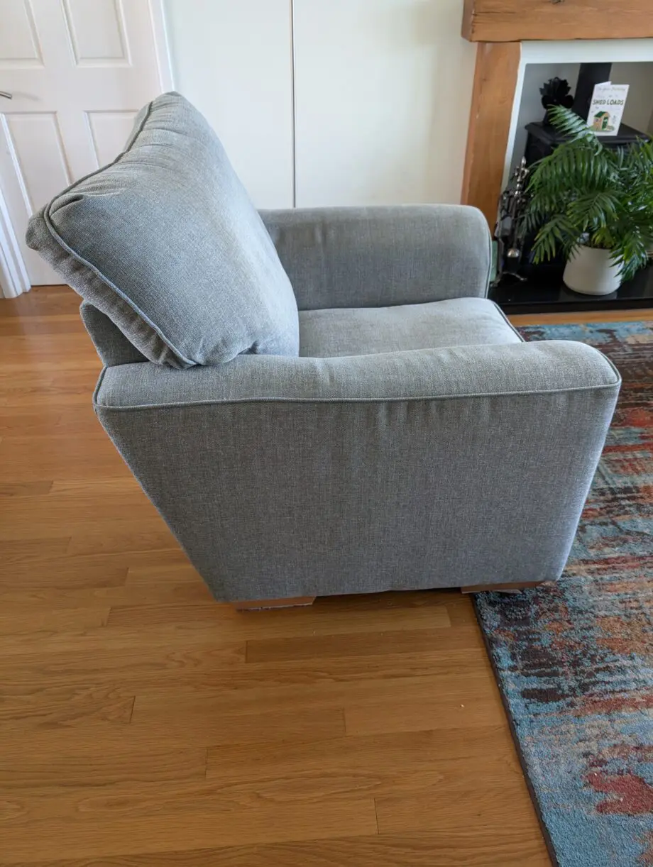 Nantucett light teal sofa chair