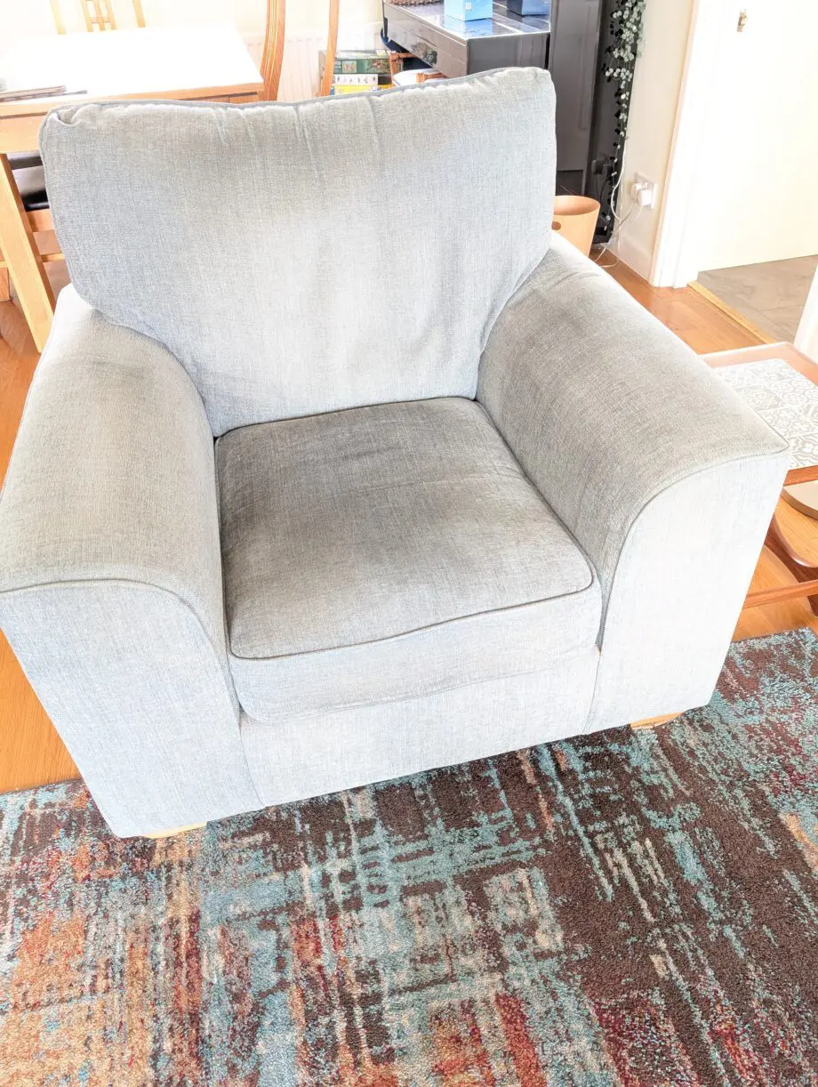 Nantucett light teal sofa chair