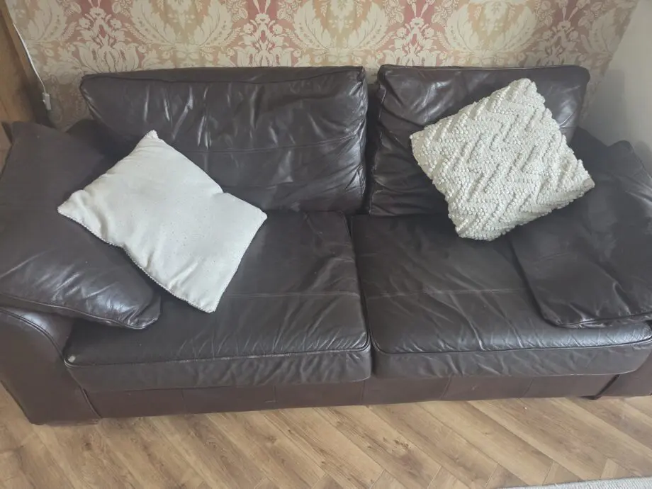 Next Ashford leather 2 and 3 seater