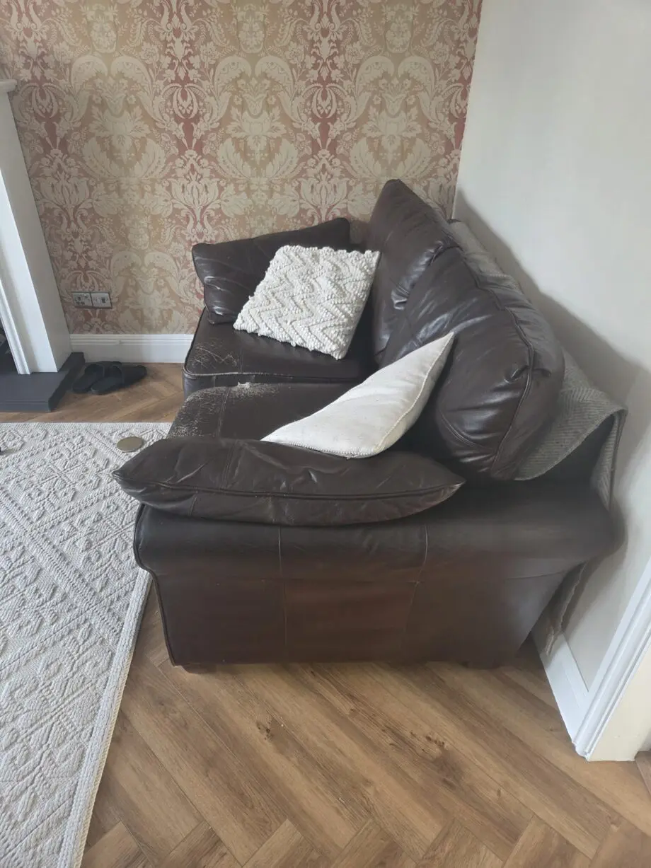 Next Ashford leather 2 and 3 seater