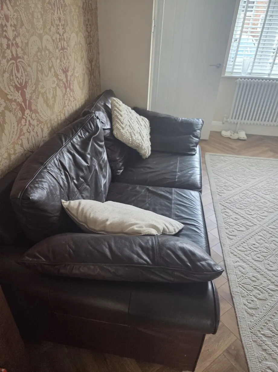 Next Ashford leather 2 and 3 seater