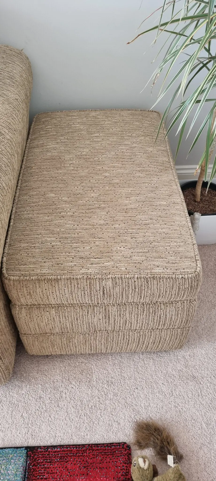 2, Furniture village sofas and matching footstool