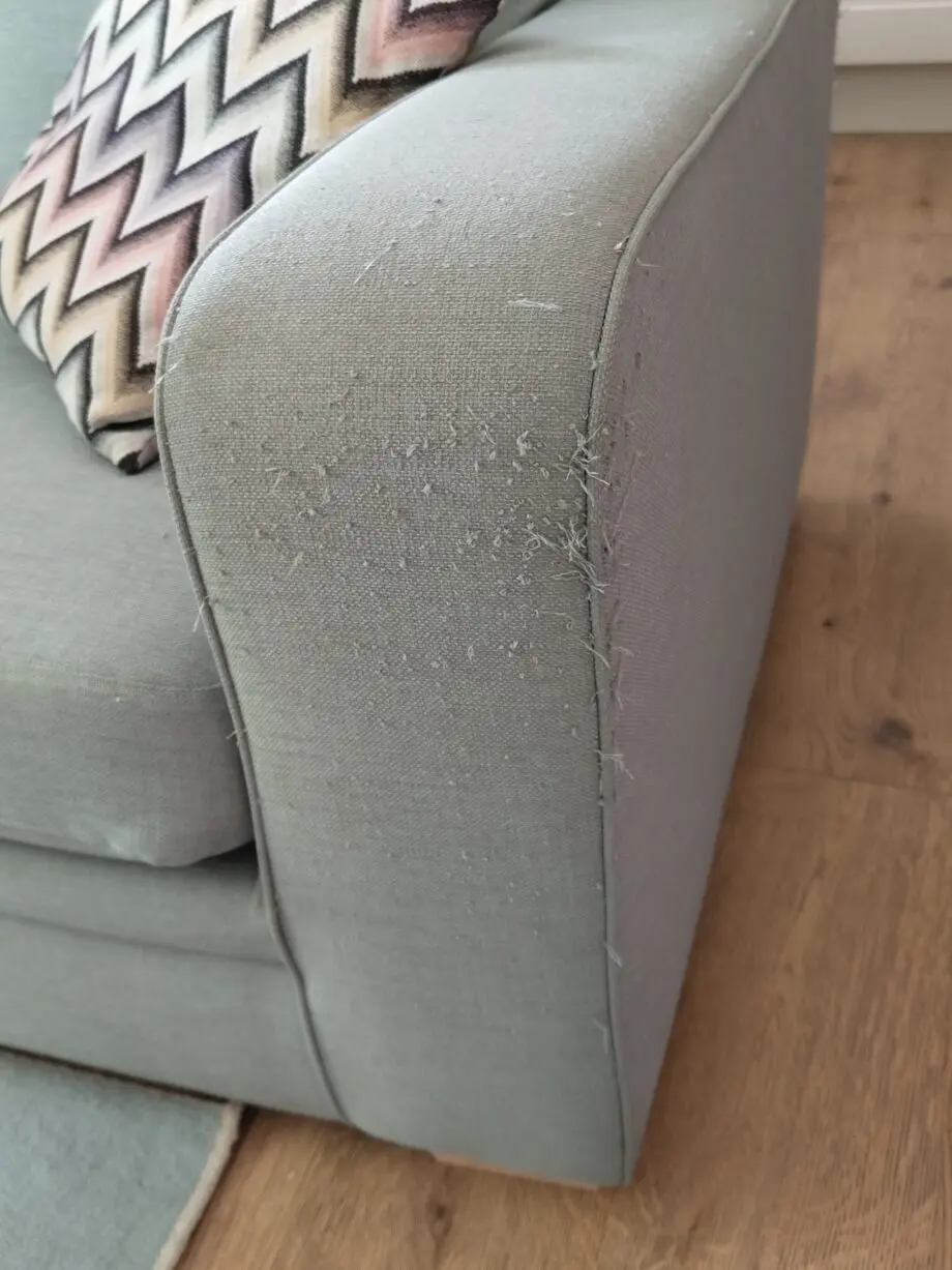 DFS turquoise blue double sofabed