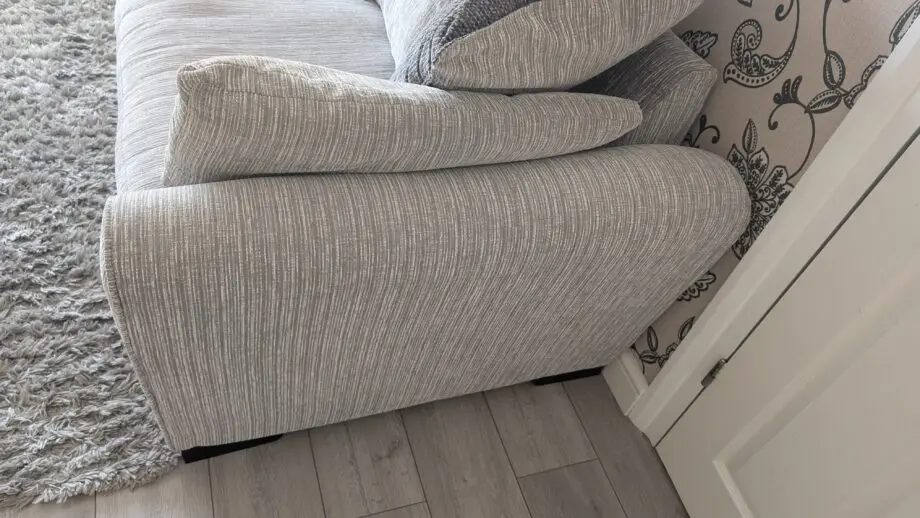 Grey cushion back DFS aofa