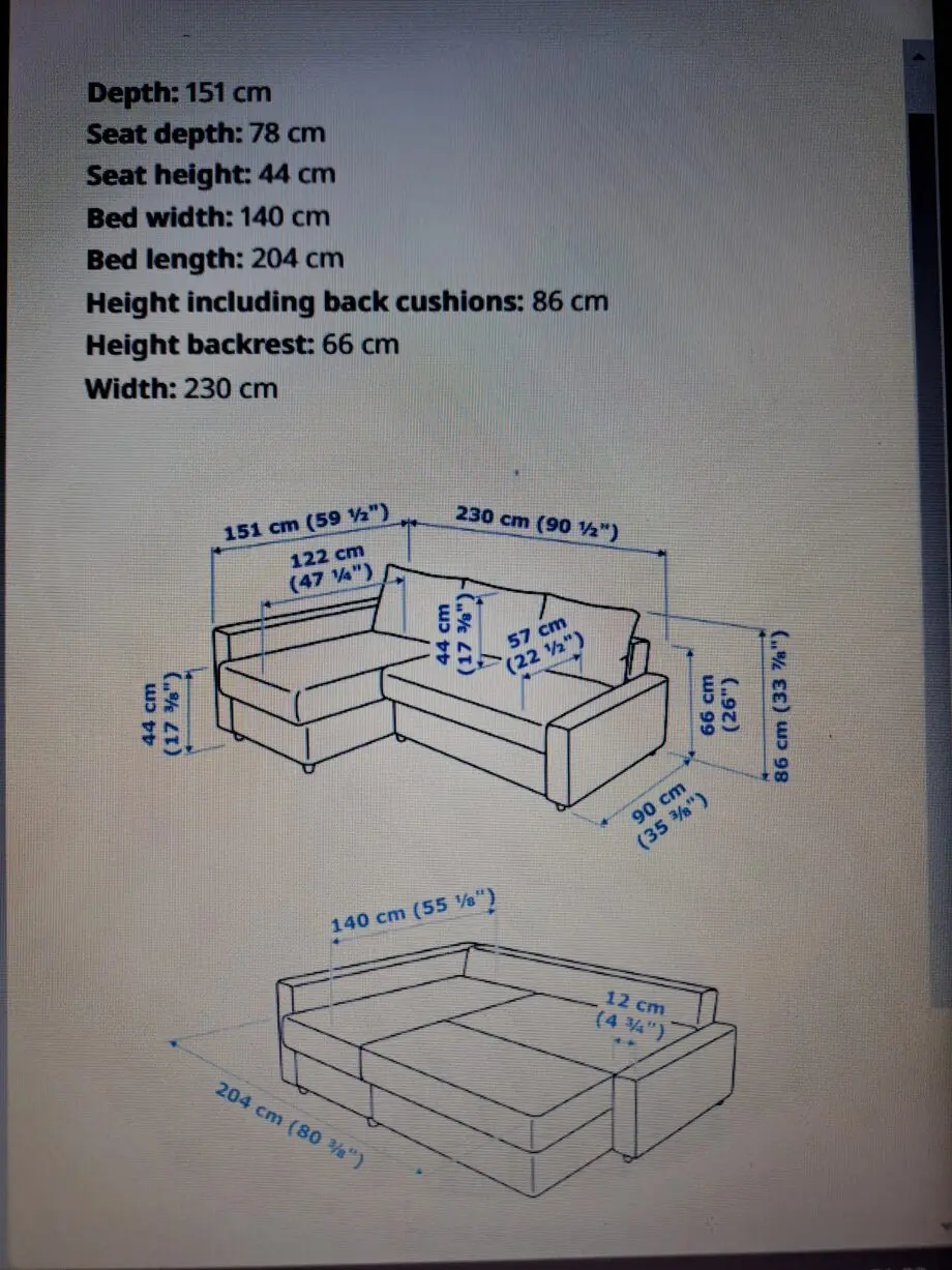 Corner sofa with storage