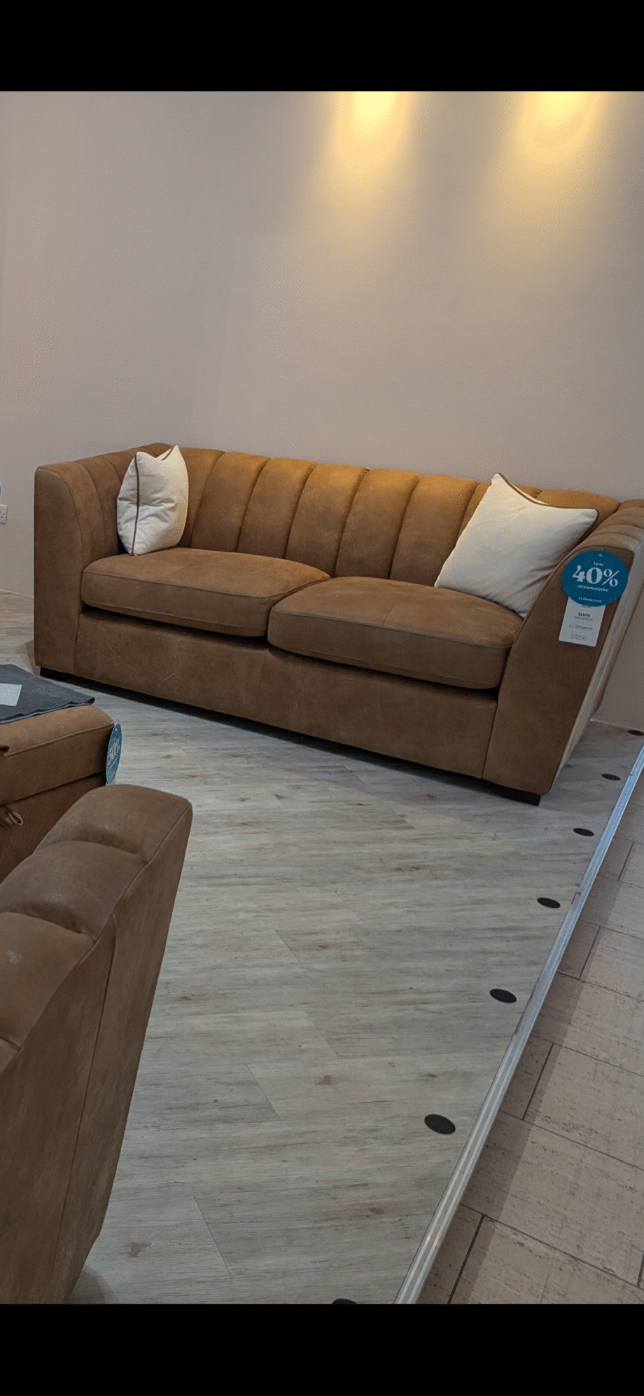 Brand new original leather sofa