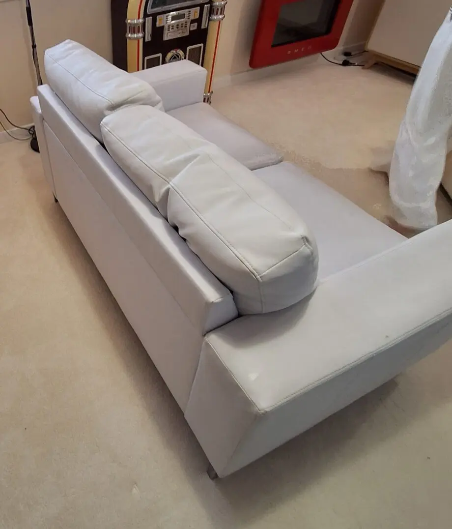 Furniture & Choice White 2 Seater Balmoral Sofa