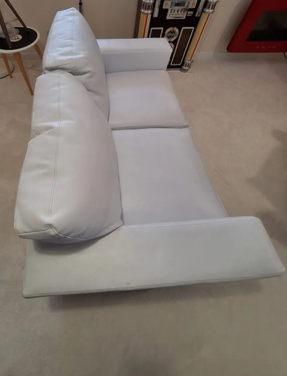 Furniture & Choice White 2 Seater Balmoral Sofa