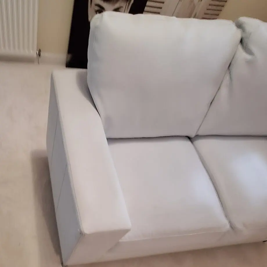 Furniture & Choice White 2 Seater Balmoral Sofa