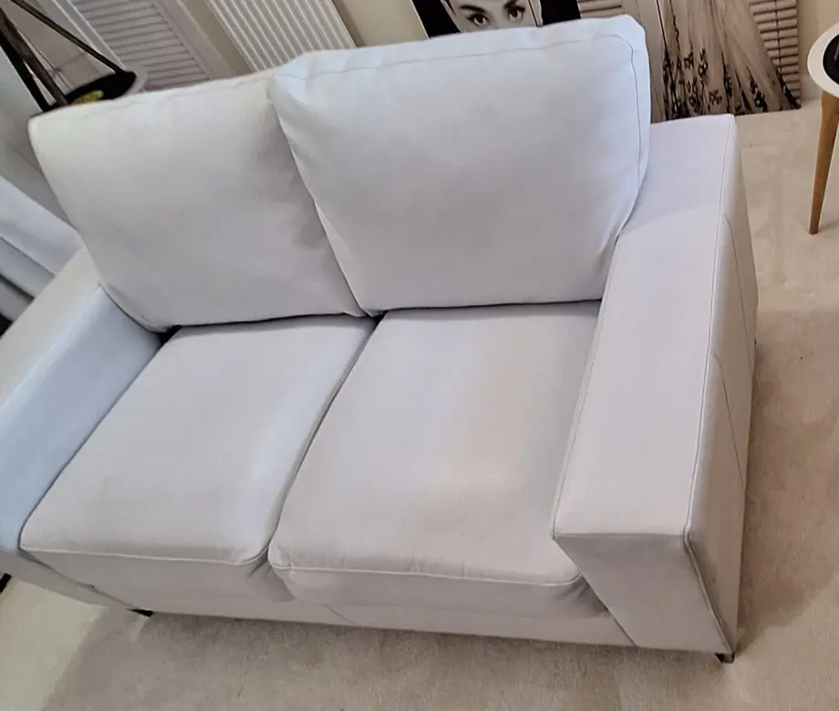 Furniture & Choice White 2 Seater Balmoral Sofa
