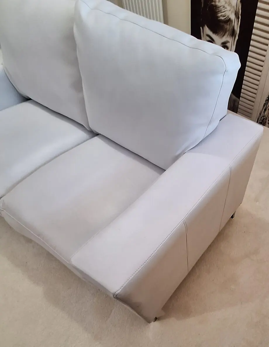Furniture & Choice White 2 Seater Balmoral Sofa