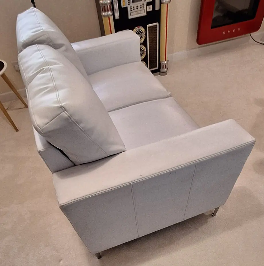 Furniture & Choice White 2 Seater Balmoral Sofa