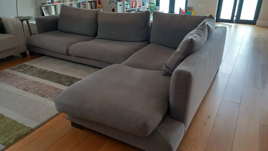 Camerich Grey Easy Time Modular Sofa: 3-seater and chaise