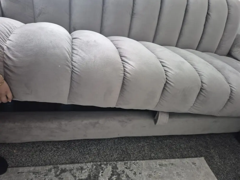 Grey 3 seater sofa