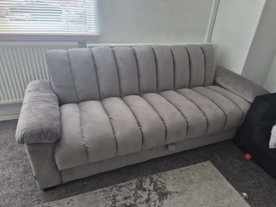 Grey 3 seater sofa