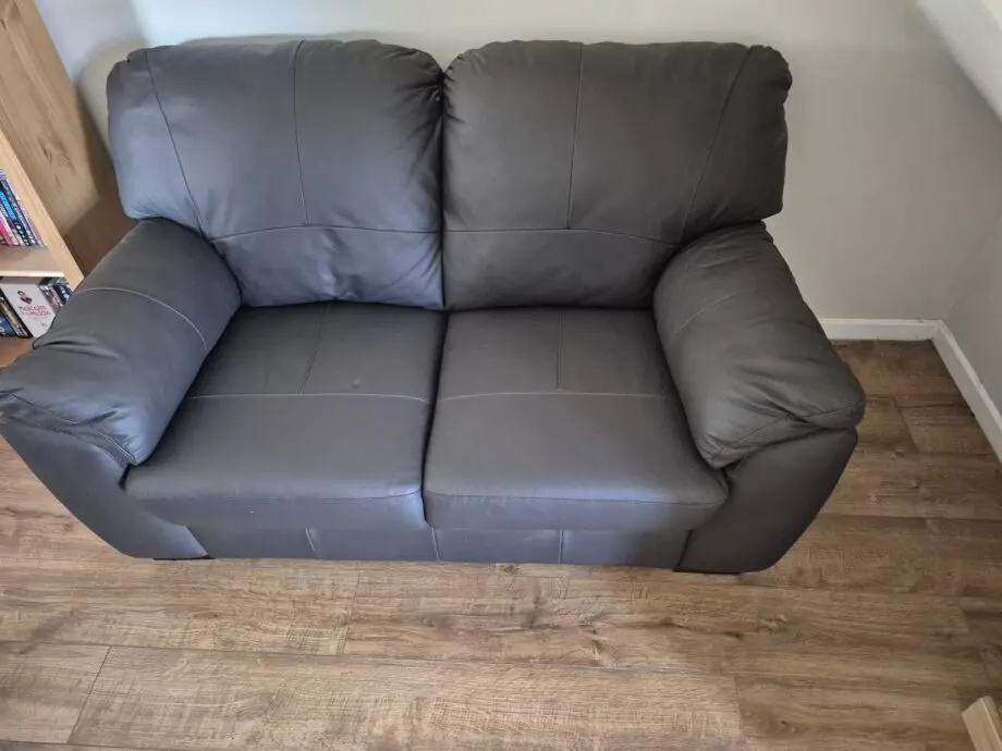 Milano Leather Two Seater Sofa