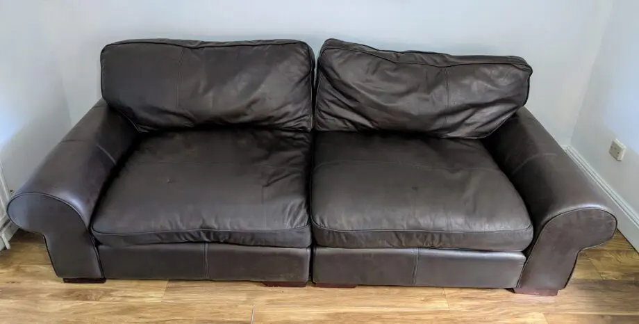 Dark Brown Leather Set