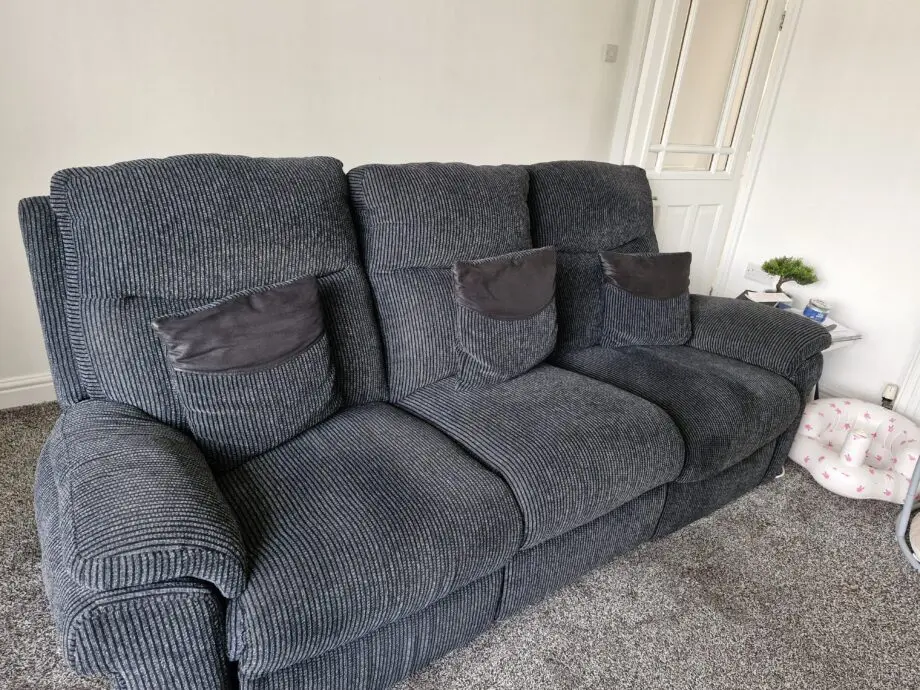 DFS Tamla lazy-boy corner sofa and matching chair