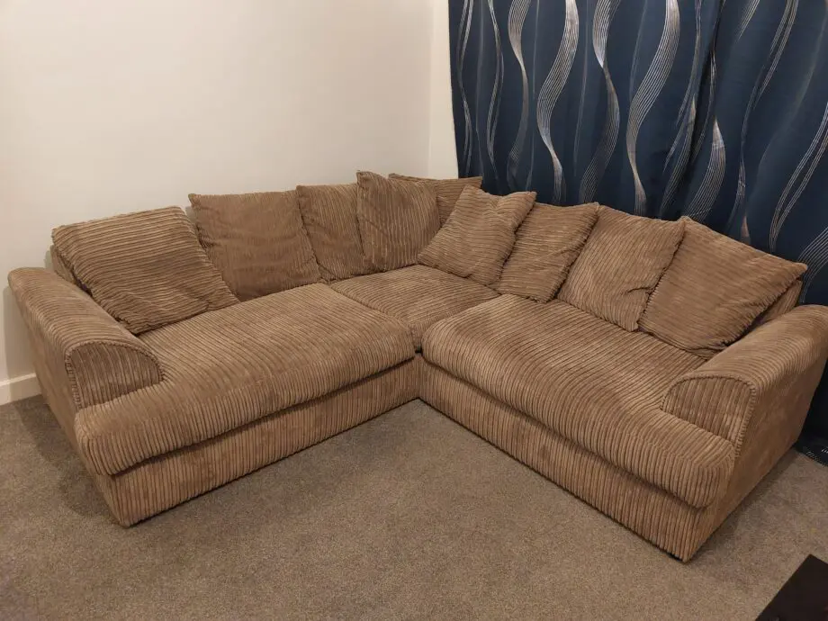 Ajo Corner sofa coffee colour