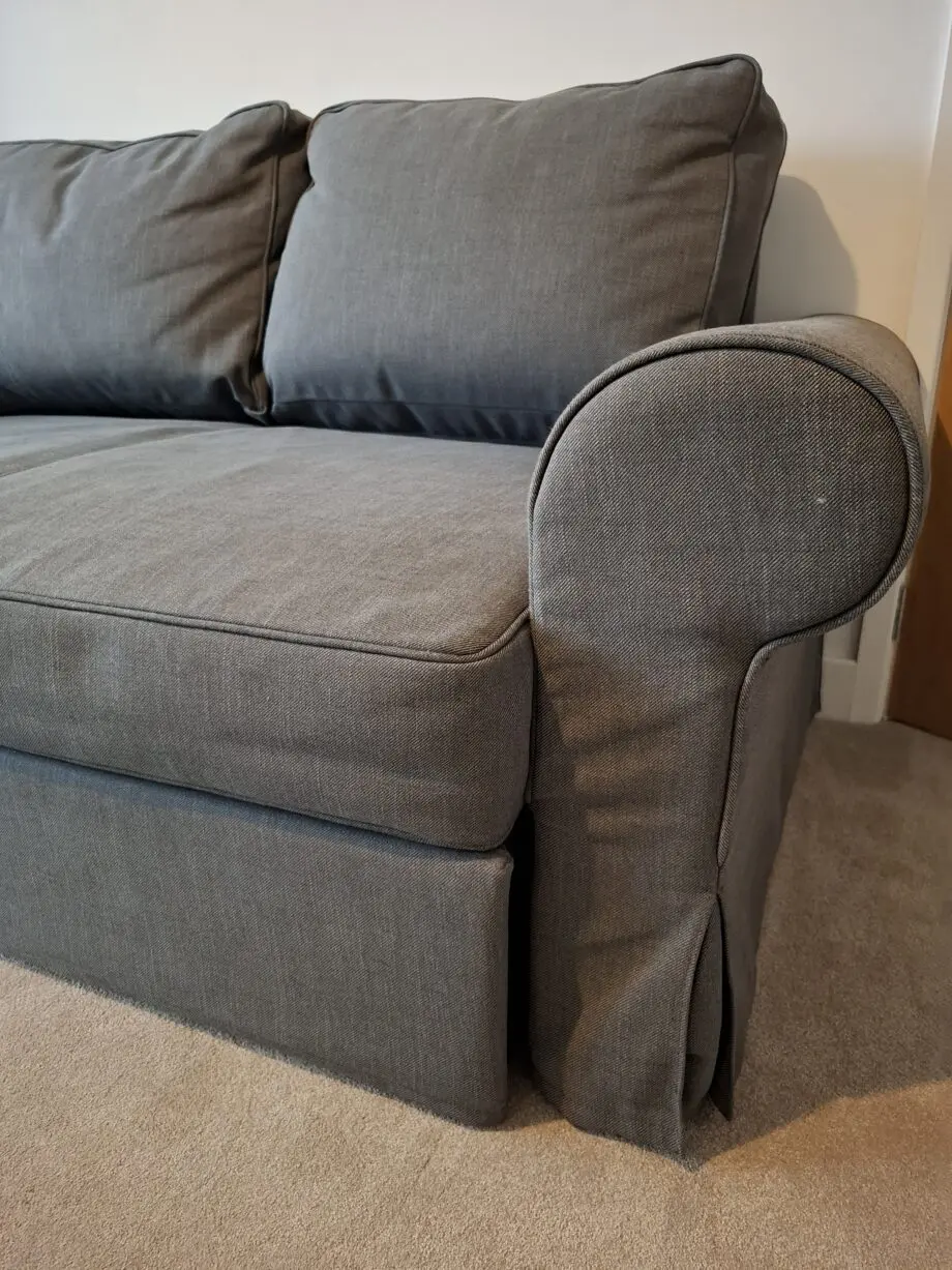 Ikea Backabro grey sofa bed