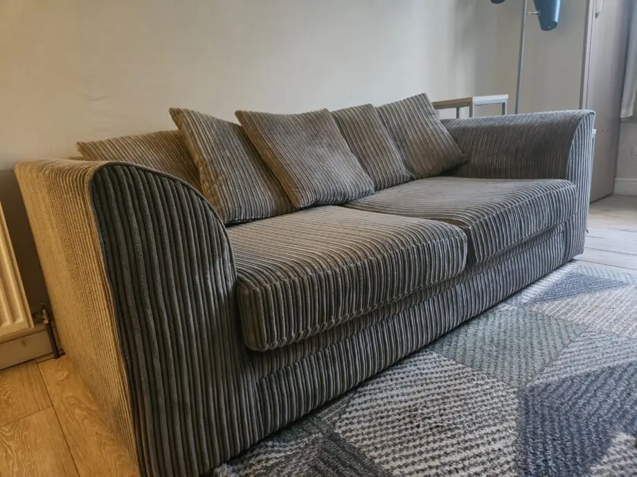 Moana grey 3 seater sofa