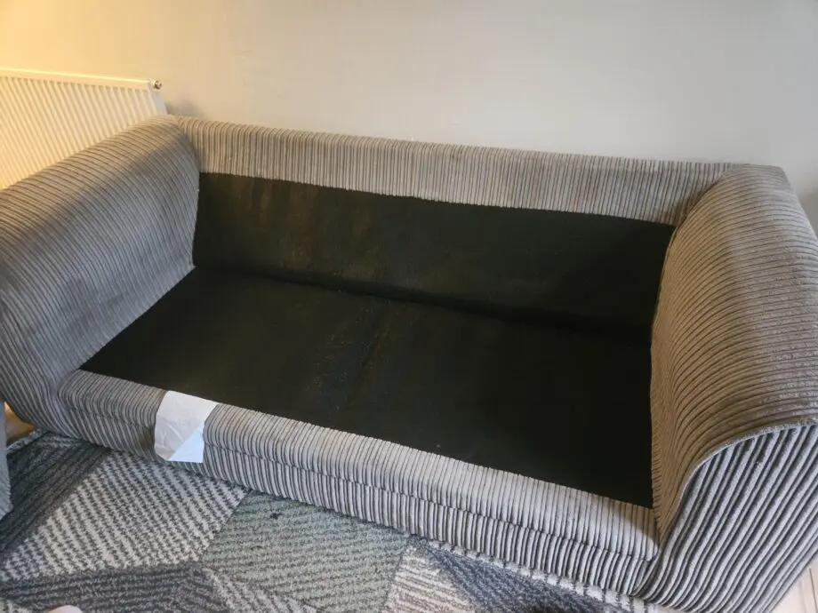 Moana grey 3 seater sofa