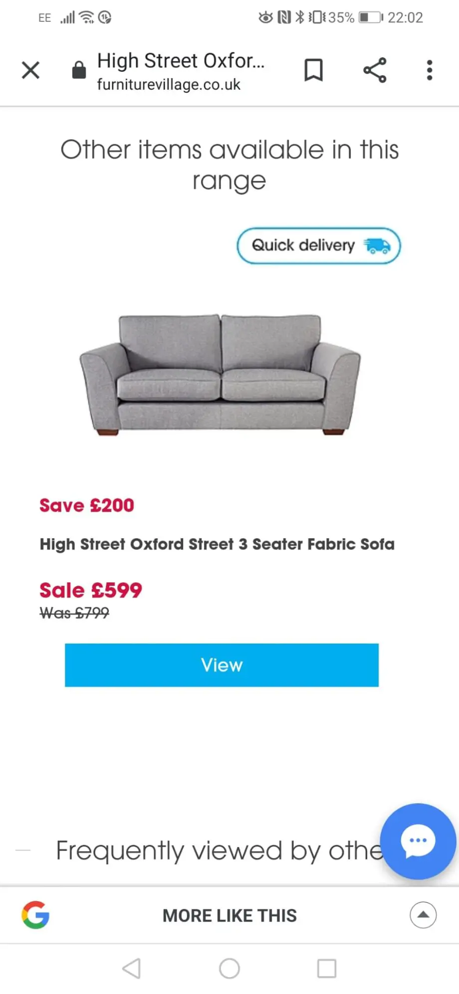 Furniture Village High Street Oxford Grey