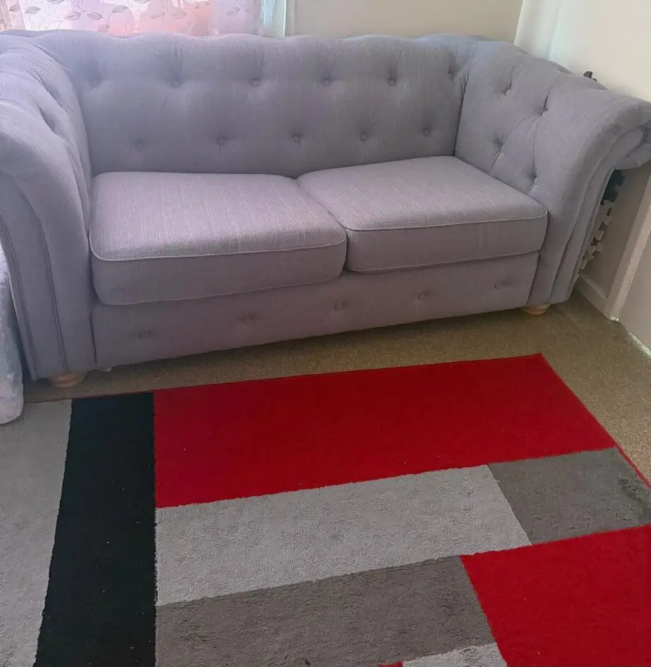 DFS sofa set with sofa bed.